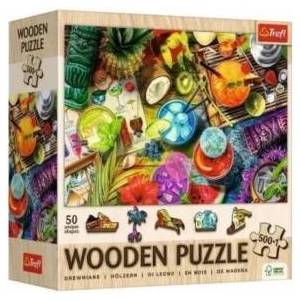 Trefl Wooden puzzle 500+1 Colorful cocktails TREFL