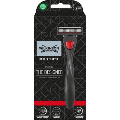 Wilkinson Sword Barber's Style The Designer + 2 ks hlavic – Zboží Mobilmania