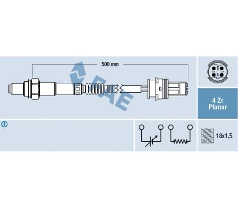 Lambda sonda FAE 77443
