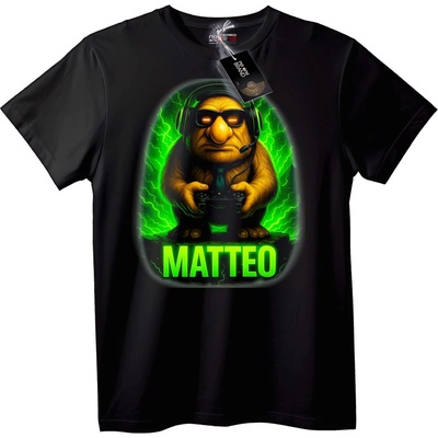 NOONEBRAND Тениска Matteo Гейминг - S, White