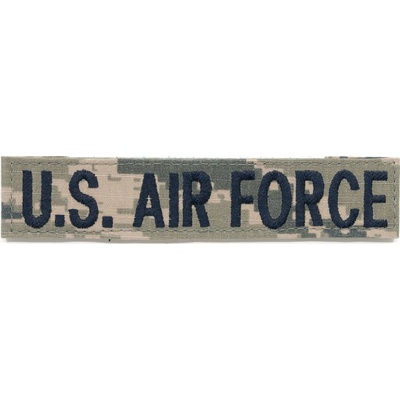 MILITARY RANGE Nášivka "US AIRFORCE" 15 cm VELCRO DIGITAL TIGER STRIPE