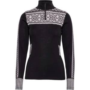 Kari Traa Дамско мериносово термобельо Kari Traa Women's Ines Half Zip Merino base layer - Black (115-2737-0112)