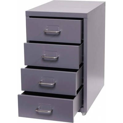 Mendler na kolečkách Boston T85148x28x41cm 4 zásuvky tmavě šedá – Zboží Mobilmania