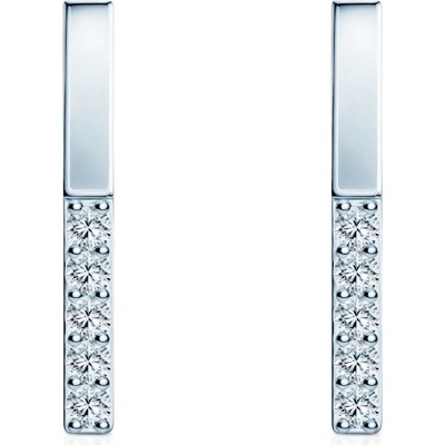 SAVICKI Обеци Share Your Love: бяло злато, диаманти