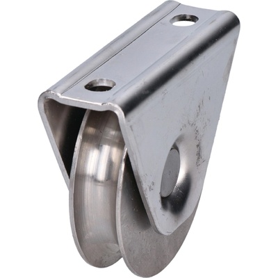 Vodiaca kladka ø 78 mm na montáž pod rám, AISI 304