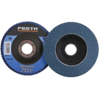 Festa Kotouč lamelový 115 mm P80 22142