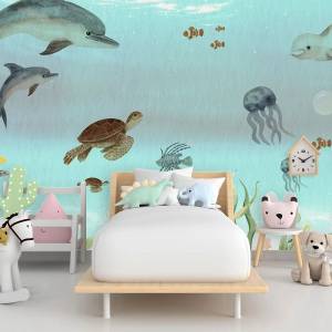 Art Gift Decor Фототапет - Делфините