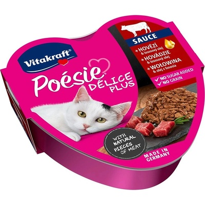 Vitakraft Poésie Déli Plus Sauce hovädzie 85 g