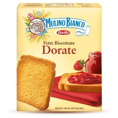 Mulino Bianco Křehký chléb - Fette Biscottate Dorate 315 g