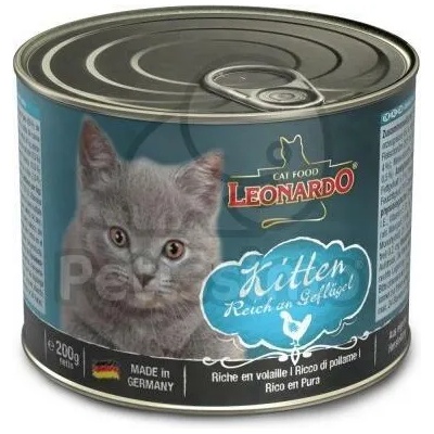 Leonardo Kitten poultry tin 6x400 g