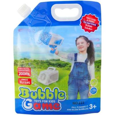 Koncentrát na mýdlové bubliny 200 ml pro přípravu 2L roztoku