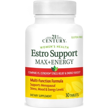 21st Century Estro Support Max + Energy, 30 таблетки, 21st Century (9139)