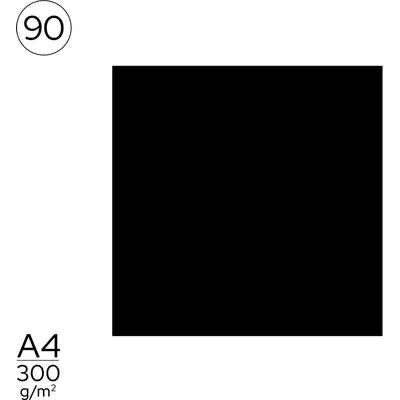 Folia papír A4 barevný černý 661394