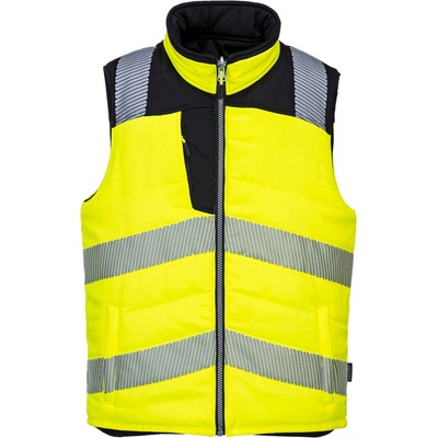 Portwest PW374 PW3 Hi Vis reflexná obojstranná vesta žltá čierna