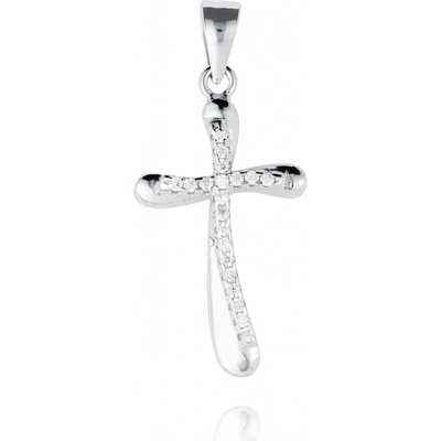 Nubis Stříbrný přívěšek křížek NB 4218