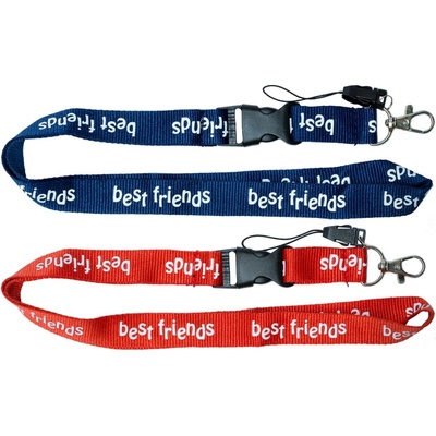 Šňůrka na krk Popruh dlouhý Best Friends