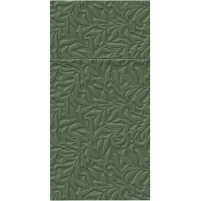 Airlaind Vrecká na príbory Unicolor dark green 25 ks 40x40cm