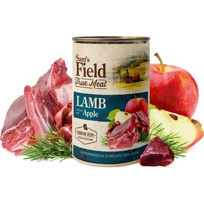 Sam's Field Adult True Lamb & Apple 400 g