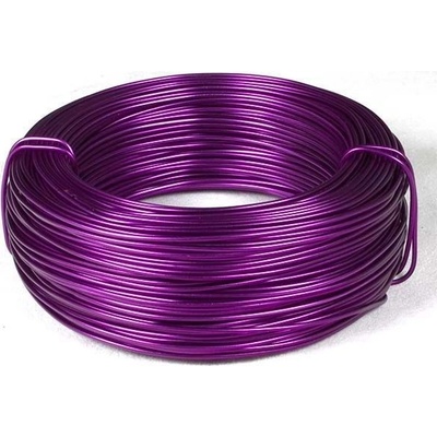 Vázací drátek 1mm - fialový