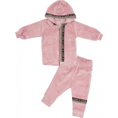 Baby Nellys Baby Nellys Kojenecké polodupačky bílé Love – Zboží Dáma