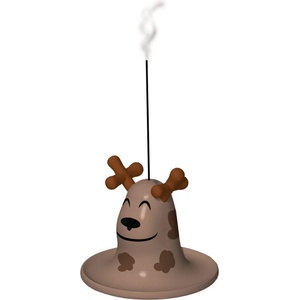 Alessi Коледна фигурка с поставка за тамян ALCE, кафява, Alessi (ALAMGI22)