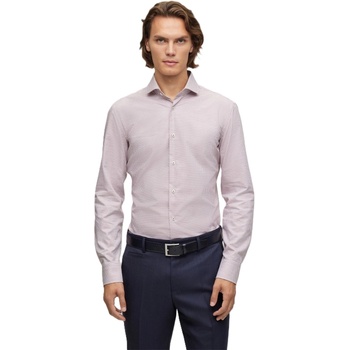 HUGO BOSS Риза с дълъг ръкав Boss Men's Long Sleeve Shirt - Red