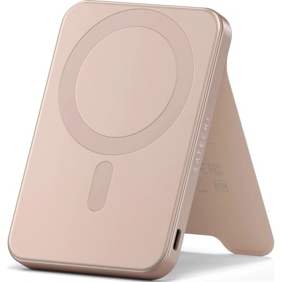Satechi Портативна батерия Satechi - Qi2 5K Magnetic, 5000 mAh, Desert Rose (ST-B5Q2SR)