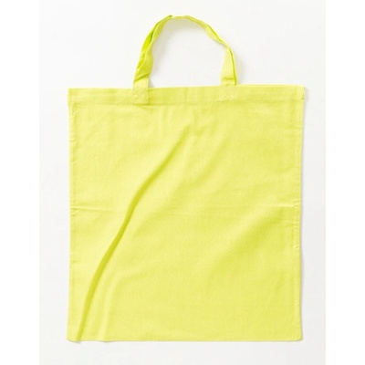 Printwear Bavlnená taška s krátkymi ušami XT002 Lime Green