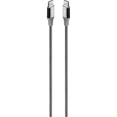 Ttec Кабел ttec - AlumiCable, Fast Charge, USB-C/USB-C, 1.5 m, 100W, сив (8694470827940)