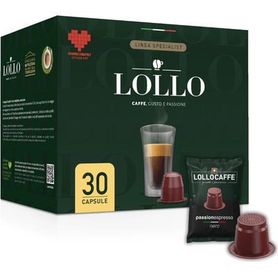 Lollo caffé Kávové kapsle Nero Espresso do NESPRESSO 30 ks
