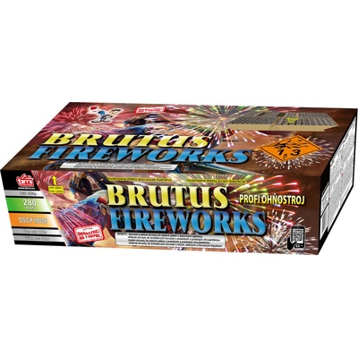 Profi zložený Ohňostroj BRUTUS FIREWORKS 280 RÁN 1/1
