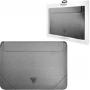 Guess Saffiano Triangle Metal Logo 3666339039882 stříbrná