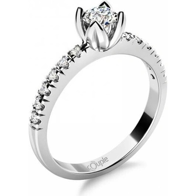 Couple prsten Romantico Eliana bílé zlato se zirkony 585 68 1 4271.1B00.0.54.001