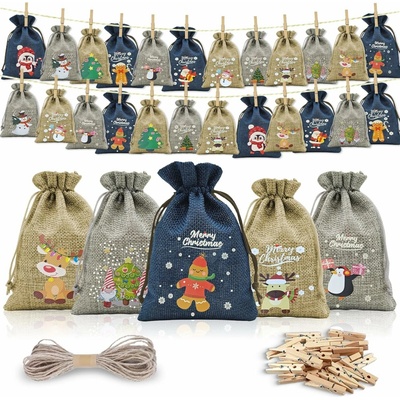 NAMIS DIY adventný kalendár – kreatívne vrecúška na sladkosti a drobnosti