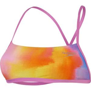 Speedo Бански горнище womens allover digital cross back