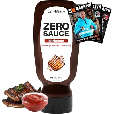 GymBeam Zero omáčka barbecue 320 ml