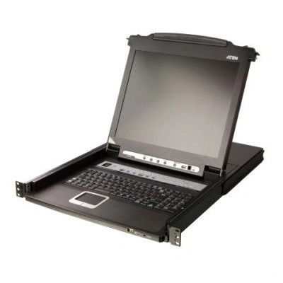 ATEN CL5716MW стелажна конзола 43, 9 см (17.3") 1920 x 1080 пиксела Метал, Пластмаса Черен 1U (14.01.7414)