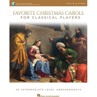 Favorite Christmas Carols for Classical Players pre violončelo online audio a klavír