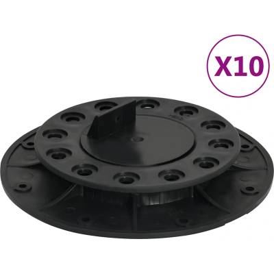 vidaXL Регулируеми крачета за декинг 10 бр 20-30 мм (149007)