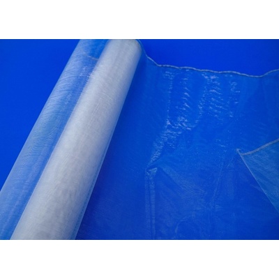 Organza obšitá - sivá