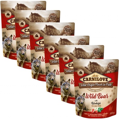 Carnilove Wild Boar & rosehips 6 x 300 g