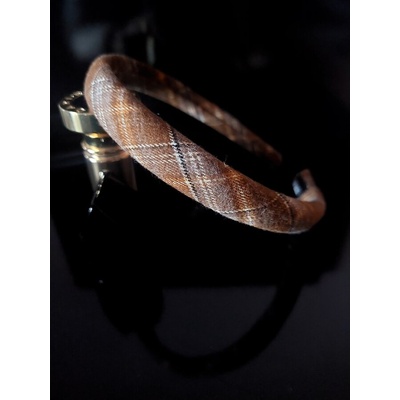 Radi handmade Диадема кафяво каре (710)