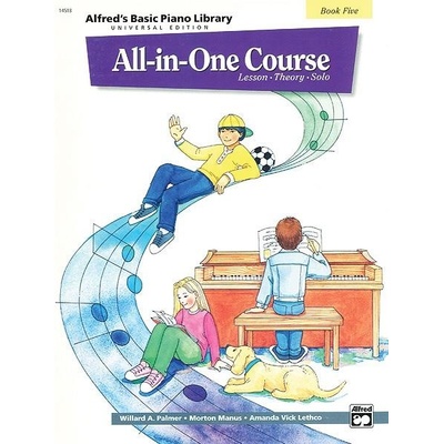 Alfreds Basic Piano Library All In Course 5 Universal Edition pre klavír