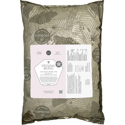 Original Beans 37% bílé čokoládové knoflíky Yuna Bio 2 kg