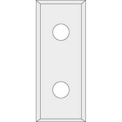 IGM N012 Žiletka tvrdokovová Z4 - 49,5x12x1,5 LaminoMDF