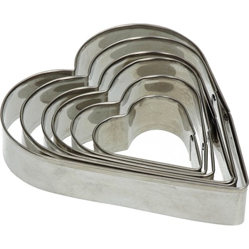 Tognana Комплект форми за сладки TOGNANA Mythos, 6 броя, сърце (WI7AG63UTENA)