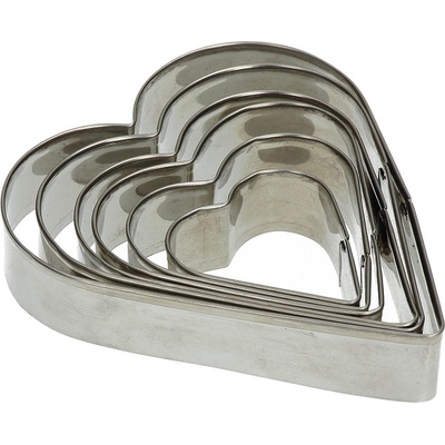 Tognana Комплект форми за сладки TOGNANA Mythos, 6 броя, сърце (WI7AG63UTENA)