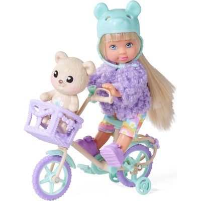 Кукла Simba Toys Evi Love - Еви с колело и мече, 12 cm (105733967)