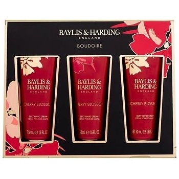 Baylis & Harding Boudoire Cherry Blossom 50 ml krém na ruce boudoire cherry blossom silky hand cream 3 x 50 ml pre ženy