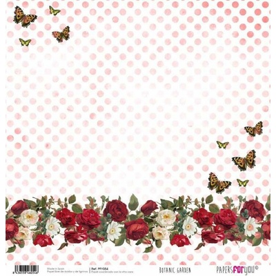 Scrapbookový papír KVĚTINOVÁ ZAHRADA